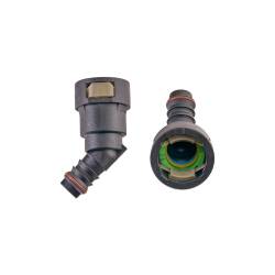 IAG Performance - IAG RPL-FIT-05823 5/8" SAE Quick Connect Female to 1/2" Hose Barb Angled - Image 1