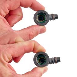 IAG Performance - IAG RPL-FIT-05830 1/2" SAE Quick Connect Female to 11mm Hose Barb Right Angled - Image 2