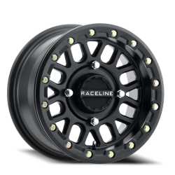 Raceline Wheels - Raceline Wheels Podium Beadlock UTV A93B 14x7 4x137 10mm Black A93B-47037+10 - Image 1