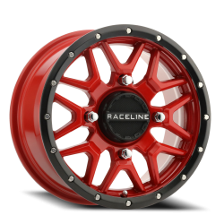 Raceline Wheels - Raceline Wheels Krank UTV A94R 14x7 4x110 10mm Red A94R-47011+10 - Image 1