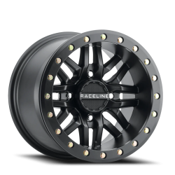 Raceline Wheels - Raceline Wheels Ryno BL UTV A91B 15x10 4x137 0mm Black/Machined A91B-51037-55 - Image 1