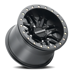 Raceline Wheels - Raceline Wheels Ryno BL UTV A91B 14x7 4x137 10mm Black/Machined A91B-47037-52 - Image 2