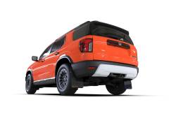 Rally Armor - Rally Armor MF139-UR-BLK-OR Black Mud Flap/Orange Logo - Image 2