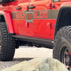 Rock Slide Engineering - Rock Slide Engineering SL-300-JT4 Deluxe Rock Rail for 20-25 Jeep Gladiator JT - Image 1