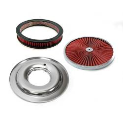 Speedmaster - Speedmaster PCE104.1030.05 14"x2" Extreme Top w/Chrome Ring Flat Base Kit - Image 2