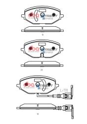 Disc Brakes Australia - Disc Brakes Australia DB15091SS Disc Brake Pad Set - Image 1