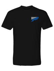 PRP - PRP KM31103 Checker T-Shirt Black & Blue - Image 1