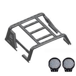 Black Horse Off Road - Black Horse AR2-01BOV1-PL69B Armour II Roll Bar w/Armour II Overland Kit - Image 2