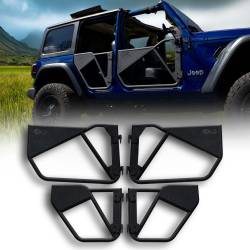 EZ4x4 - EZ4x4 1918 0074 PHANTOM Aluminum Tube Doors for 18+ Wrangler JL 4DR/Gladiator JT - Image 1