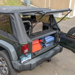 EZ4x4 - EZ4x4 1907 1014 EZ-Trunk Folding Rear Cargo Storage Box for 07-10 Jeep Wrangler - Image 2