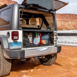 EZ4x4 - EZ4x4 1911 0024 EZ-Trunk Folding Rear Cargo Storage Box for 11-18 Jeep JK 4DR - Image 3