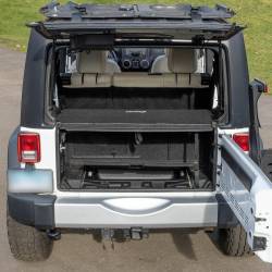 EZ4x4 - EZ4x4 1911 0024 EZ-Trunk Folding Rear Cargo Storage Box for 11-18 Jeep JK 4DR - Image 2