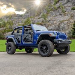 EZ4x4 - EZ4x4 1911 0074 PHANTOM Aluminum Tube Doors Black for 07-18 Jeep Wrangler JK 4DR - Image 2