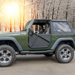 EZ4x4 - EZ4x4 1911 0152 PHANTOM Tube Door Panels Black for 07-18 Jeep Wrangler JK 2DR - Image 2