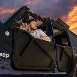 EZ4x4 - EZ4x4 1911 0353 PHANTOM Tube Door Panels Black for 07-18 Jeep Wrangler JK 4DR - Image 2