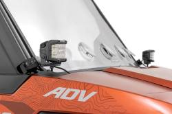 Rough Country Suspension Systems - Rough Country 93304 A-Pillar 3" LED Ditch Light Kit-Spot for Xpedition ADV 5 - Image 2