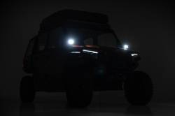 Rough Country Suspension Systems - Rough Country 93304 A-Pillar 3" LED Ditch Light Kit-Spot for Xpedition ADV 5 - Image 5