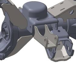 Artec Industries - Artec JK4413 Front Axle Shock Mounts for 07-18 Jeep Wrangler JK - Image 1