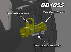 Artec Industries - Artec BB1055 ABS Mounting Plates Sterling for 99-04 Ford SuperDuty - Image 3