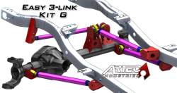 Artec Industries - Artec LK0134 3-Link Kit-G Adjustable Upper Link No Tubing Outside Frame Offset - Image 3