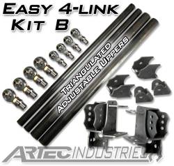 Artec Industries - Artec LK0013 Easy 4-Link Kit B No Tube 7/8" & 1.25" Rod Ends - Image 1