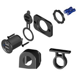 Bulldog Winch - Bulldog Winch 20287 USB Power Socket Dual 5V 1A/2.1A w/Cover/3 Mounting Brackets - Image 3