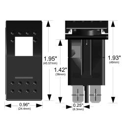 Bulldog Winch - Bulldog Winch 20255 Rocker Switch On/Off 5-Pin White - Image 1