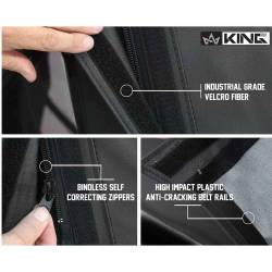 King 4WD - King 4wd 14010535 Black-D Repl Soft Top Tinted Windows for 10-18 Wrangler JK 2dr - Image 8