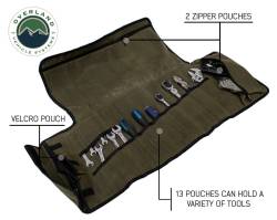 Overland Vehicle Systems - Overland Vehicle Systems 21079941 Rolled General Tool Storage Bag Waxed Canvas - Image 3