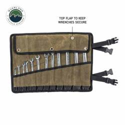Overland Vehicle Systems - Overland Vehicle Systems 21219941 Large Wrench Tool Roll 24 Slot Number 16 Waxed - Image 3