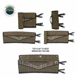 Overland Vehicle Systems - Overland Vehicle Systems 21219941 Large Wrench Tool Roll 24 Slot Number 16 Waxed - Image 9