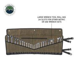 Overland Vehicle Systems - Overland Vehicle Systems 21219941 Large Wrench Tool Roll 24 Slot Number 16 Waxed - Image 10