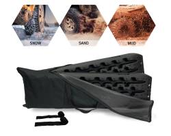 Overland Vehicle Systems - Overland Vehicle Systems 19169910 Black Recovery Ramps/Traction Boards w/Bag - Image 9