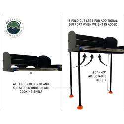 Overland Vehicle Systems - Overland Vehicle 21010401 Cargo Box Kitchen w/Slide Out Sink Cook Shelves - Image 4