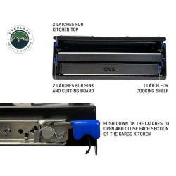 Overland Vehicle Systems - Overland Vehicle 21010401 Cargo Box Kitchen w/Slide Out Sink Cook Shelves - Image 8