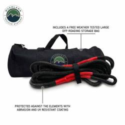 Overland Vehicle Systems - Overland Vehicle Systems 19009919 Kinetic Recovery Rope 5/8" x 20' w/Storage Bag - Image 5