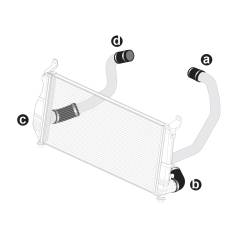 Pacific Performance Engineering - PPE 115910405 Silicone/Clamp Kit Black for LLY 04.5-05 - Image 2