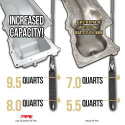 Pacific Performance Engineering - PPE 114054020 Deep Engine Oil Pan 20+ GM 1500 3.0L Diesel Black - Image 6