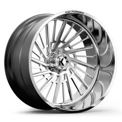 KG1 Wheels - KG1 Wheels KC008 Eddy 24x12 6x5.5 -44mm Polished KC008241269PS-L - Image 1