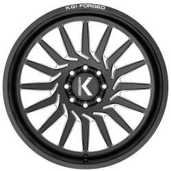 KG1 Wheels - KG1 Wheels KC057 Torsion 20x12 6x5.5 -44mm Black/Milled KC057201269-4406-R - Image 1