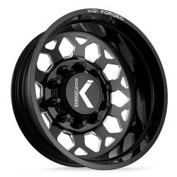 KG1 Wheels - KG1 Wheels KD006 Blitz 26x8.25 10x285 146mm Gloss Black/Milled KD006R2682528GPM - Image 1