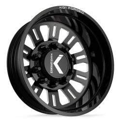 KG1 Wheels - KG1 Wheels KD004 Duel 24x8.25 10x285 146/168 Mm Black/Milled KD004R2482528GM-O - Image 1