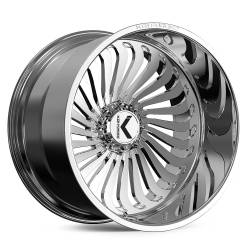 KG1 Wheels - KG1 Wheels KC091 Tidal 24x12 8x6.5 -44mm Polished KC091241286PS-R - Image 1
