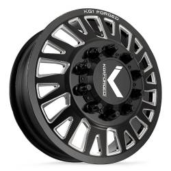 KG1 Wheels - KG1 Wheels KD001 Master 22x8.25 10x285 145mm Black/Milled KD001F2282528GPM-R - Image 1