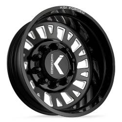 KG1 Wheels - KG1 Wheels KD001 Master 24x8.25 10x285 145mm Black/Milled KD001R2482528GPM-L - Image 1