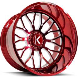 KG1 Wheels - KG1 Wheels KC019261686R KC019 Jacked 26x16 8x6.5 -101mm Red Milled - Image 1