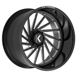 KG1 Wheels - KG1 Wheels KC047 Tonic 24x12 6x5.5 -44mm Gloss Black/Milled KC047241269GPM-R - Image 1