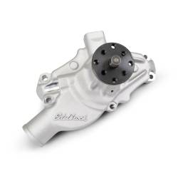 Edelbrock - Edelbrock 88100 Water Pump for Small-Block Chevy in Satin Finish Short - Image 1