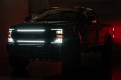 Rough Country Suspension Systems - Rough Country 70990A Grille Mount Dual 30" LED Light Bar Kit 17-22 Super Duty - Image 3