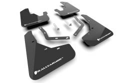 Rally Armor - Rally Armor MF149-UR-BLK-WH Black Mud Flap/White Logo - Image 1